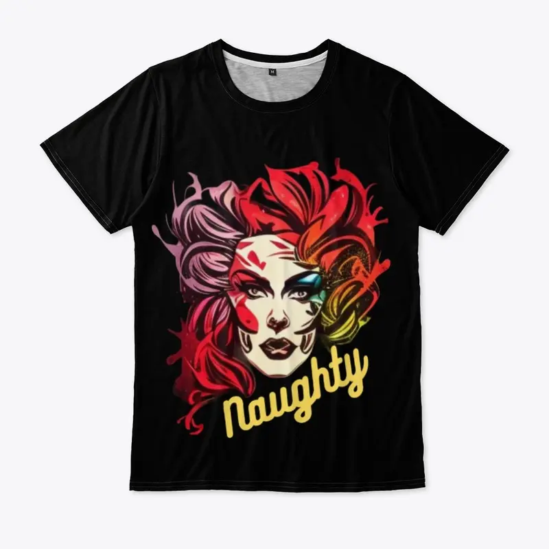 "Naughty" Shirt Design 4